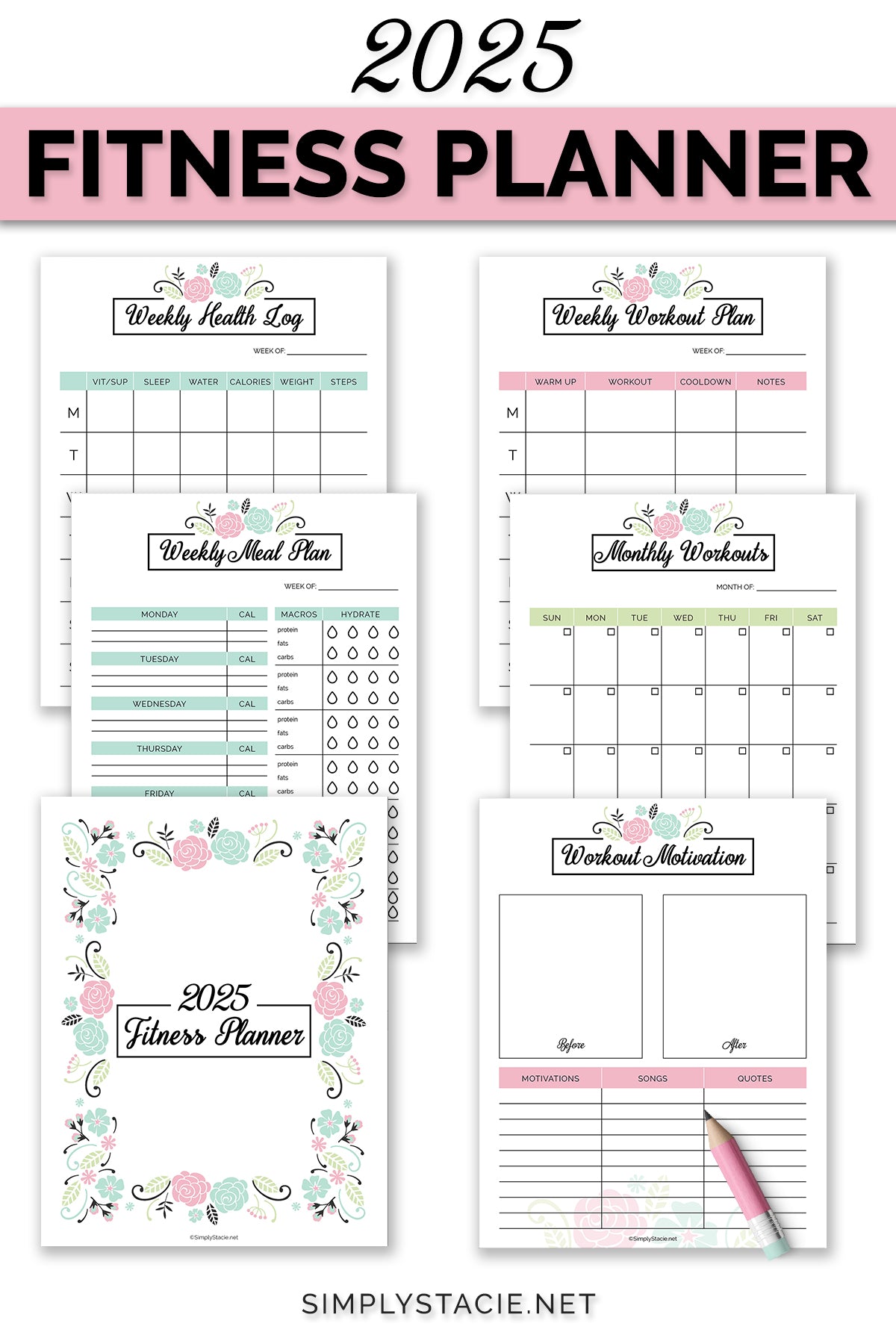 2025 Fitness Planner