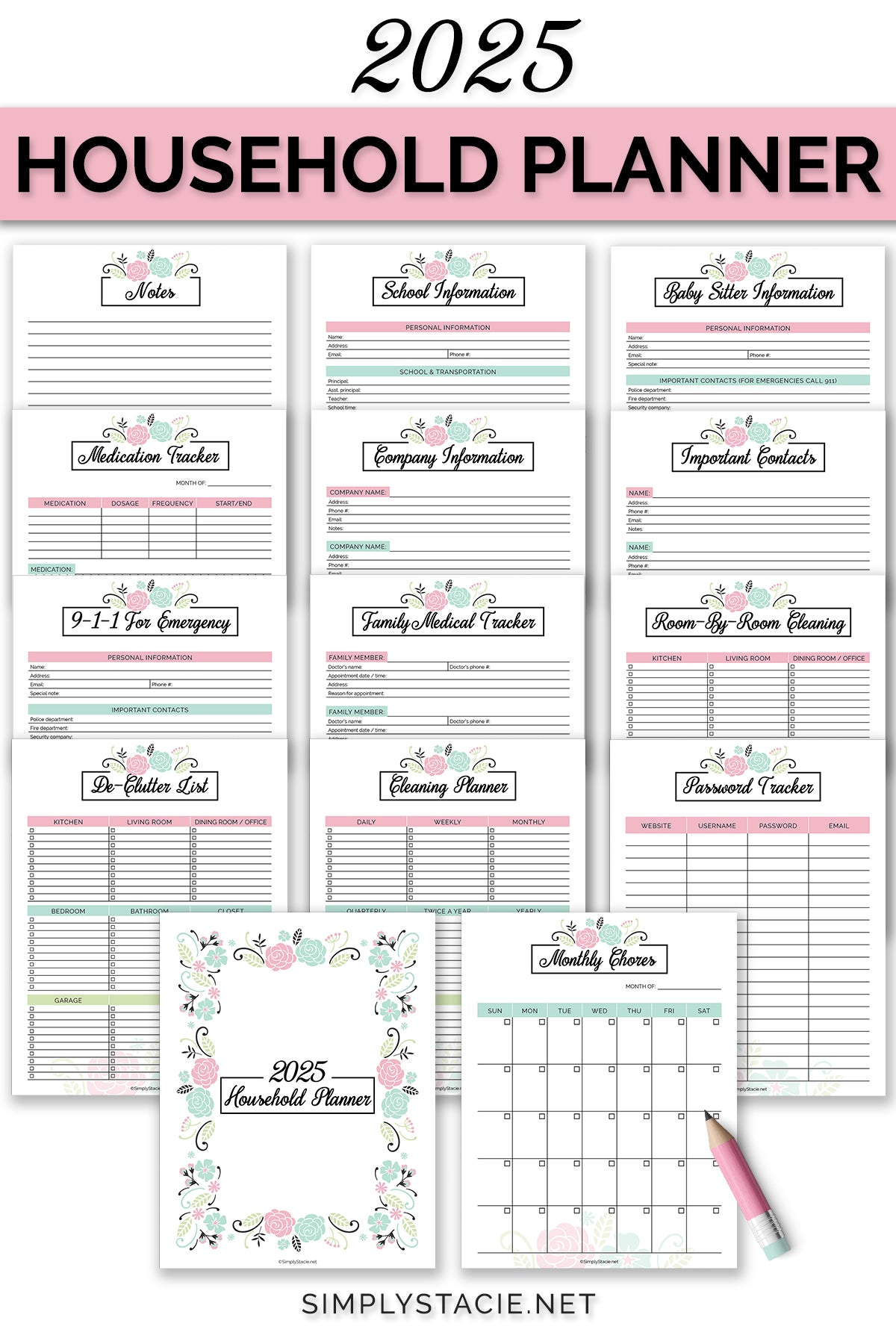2025 Household Planner