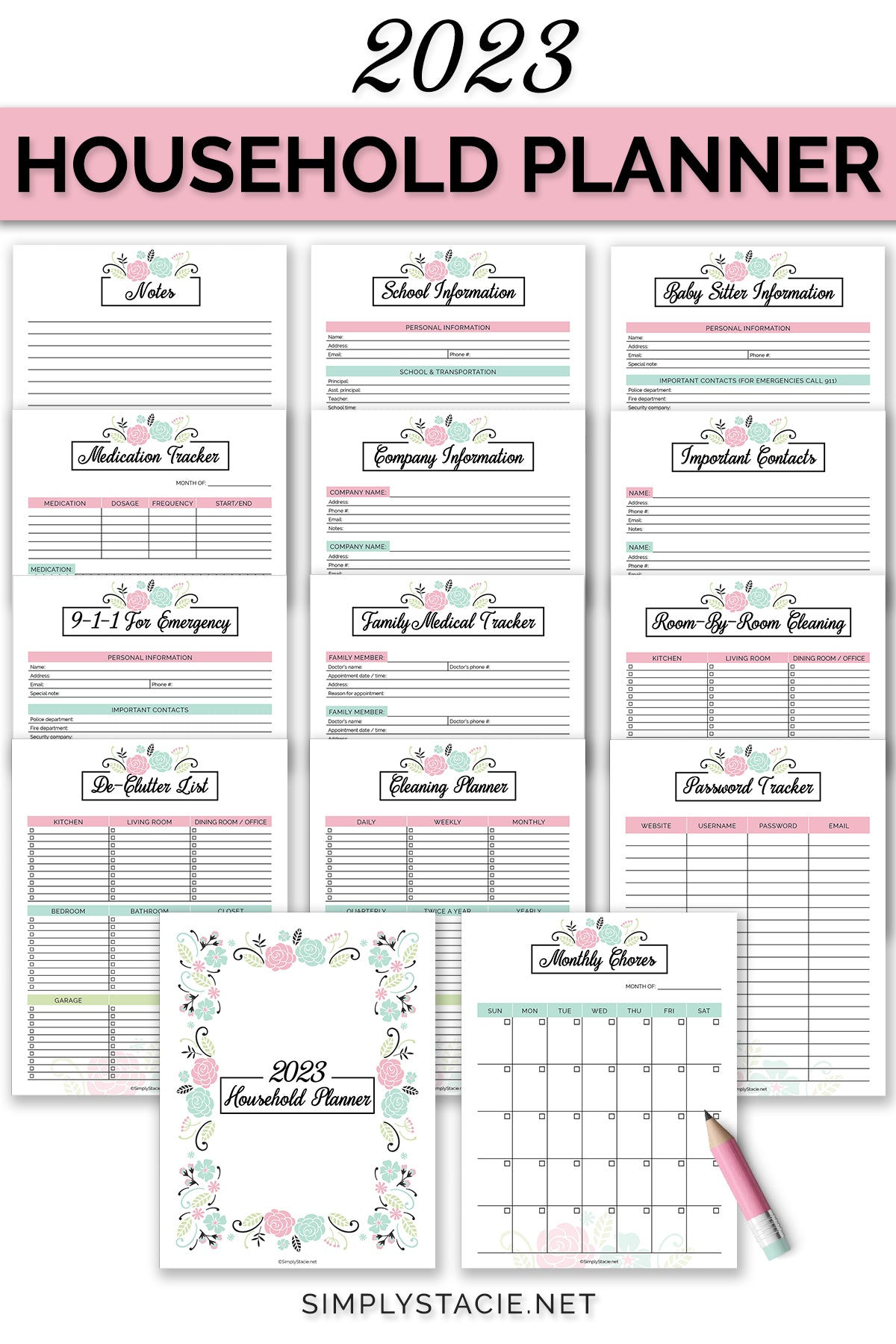 2023 Household Planner