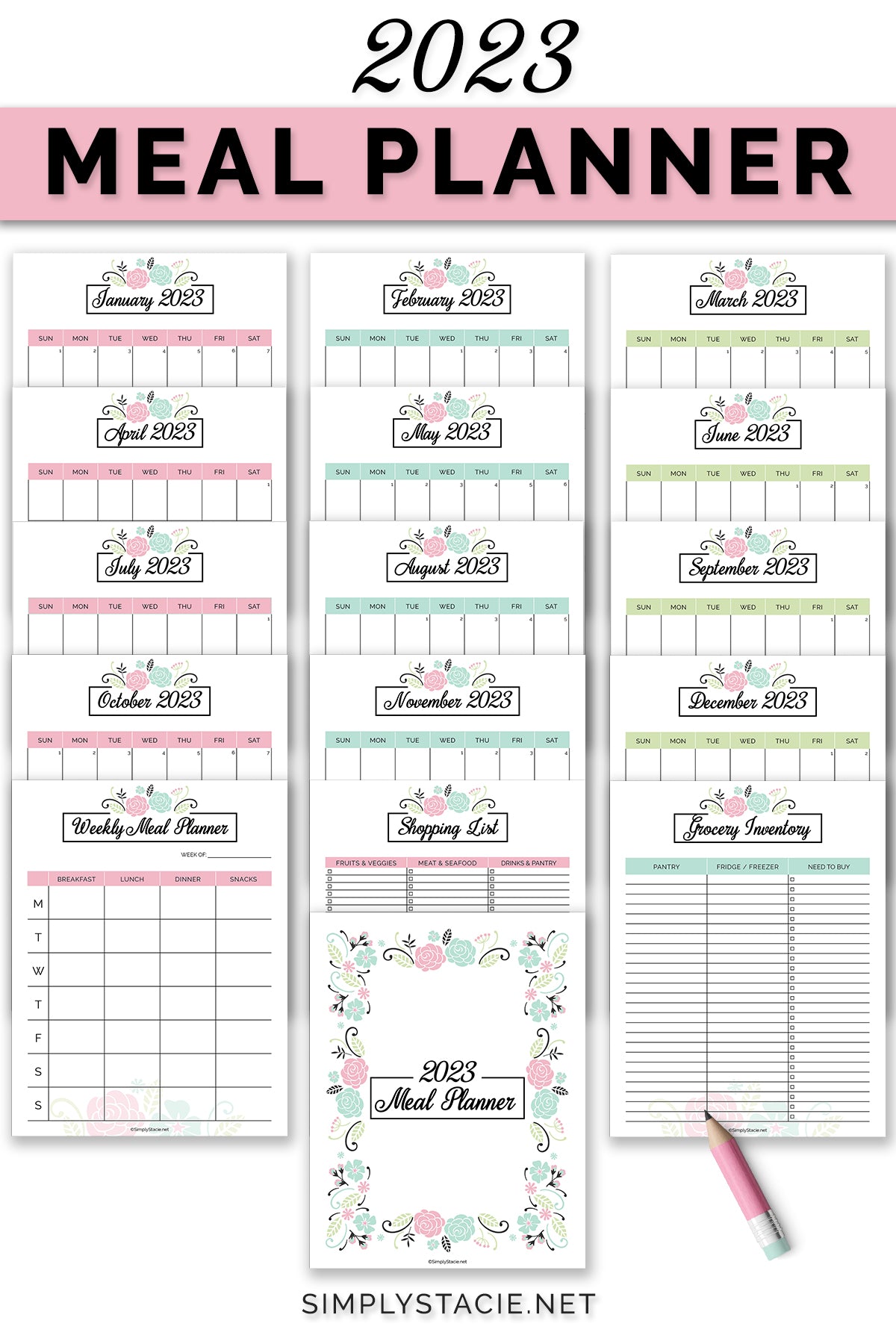 2023 Meal Planner