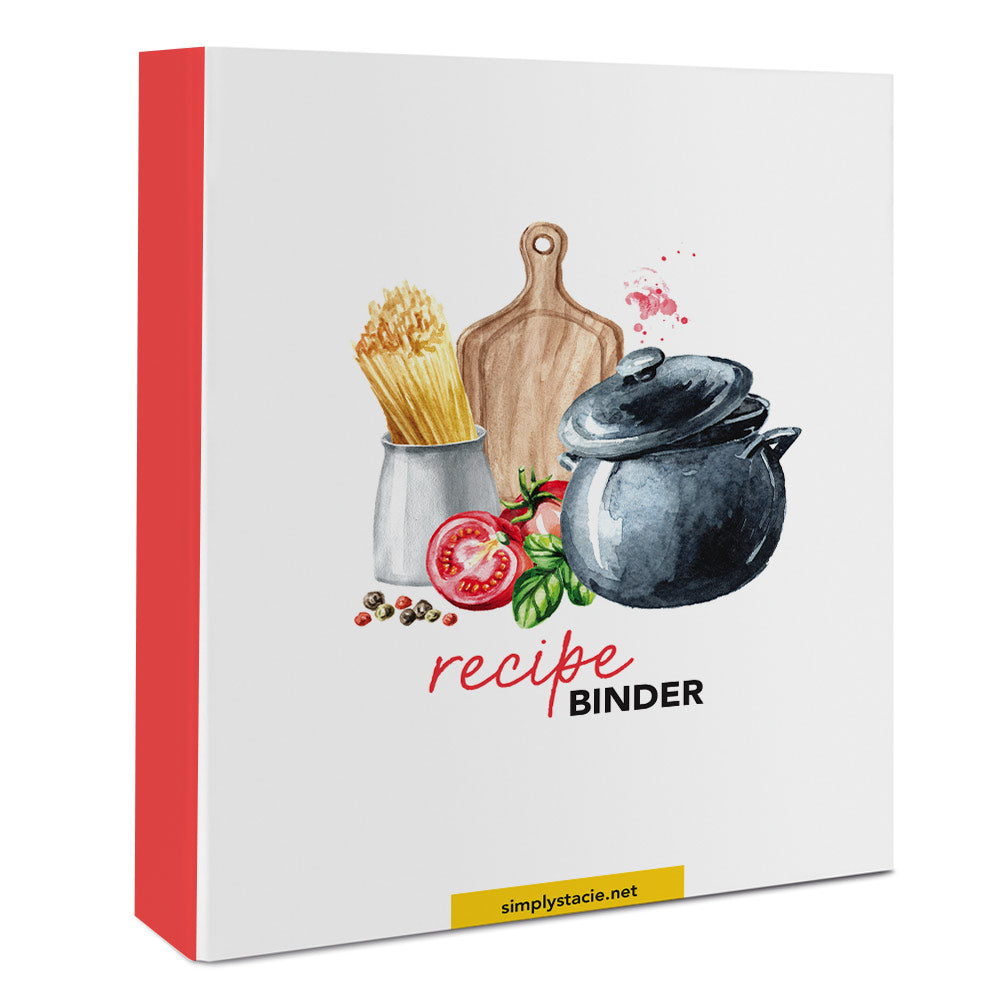 Recipe Binder – Simply Stacie Shop