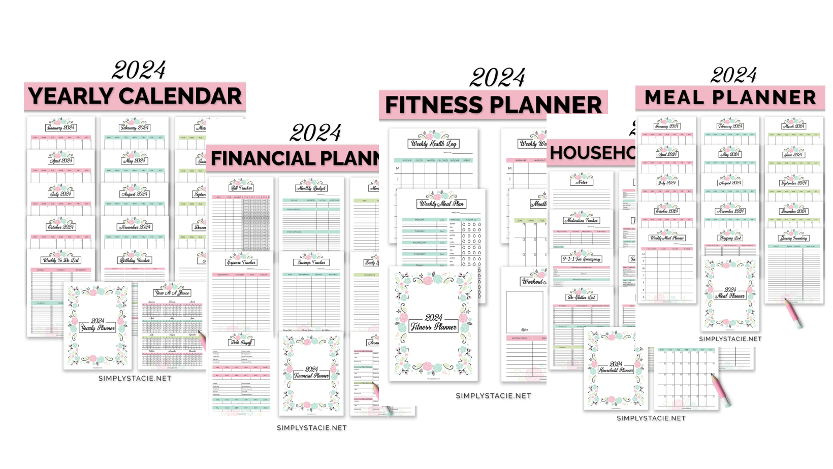 2020 Financial Planner Free Printable - Simply Stacie